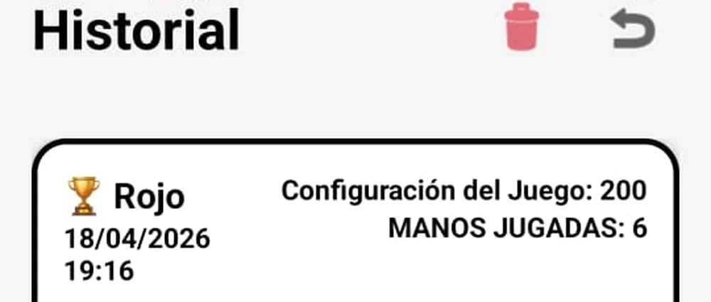 Anotapp · historial de partidas